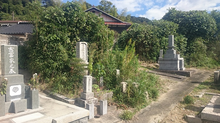お墓清掃